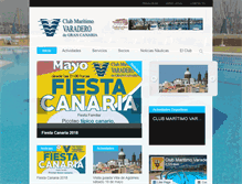 Tablet Screenshot of clubmaritimovaradero.es